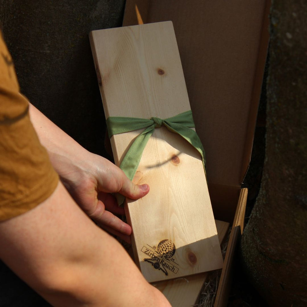 Zirbenräucherbrett - Zirbenrauch