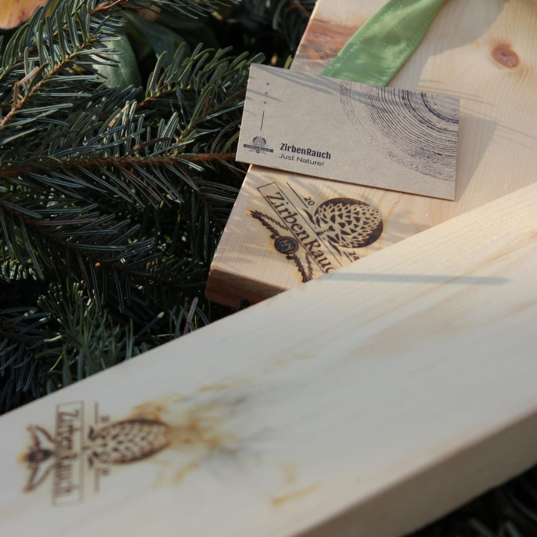 Zirbenräucherbrett - Zirbenrauch